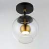 NUCLEUS luminaire plafonnier noir et doré E25150-BKNAB