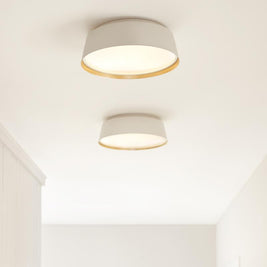 ASHER luminaire plafonnier blanc et doré EF1003MWT | Luminaire Plus.ca