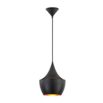 Eurofase Piquito luminaire suspendu  noire avec intérieur doré  20438-012