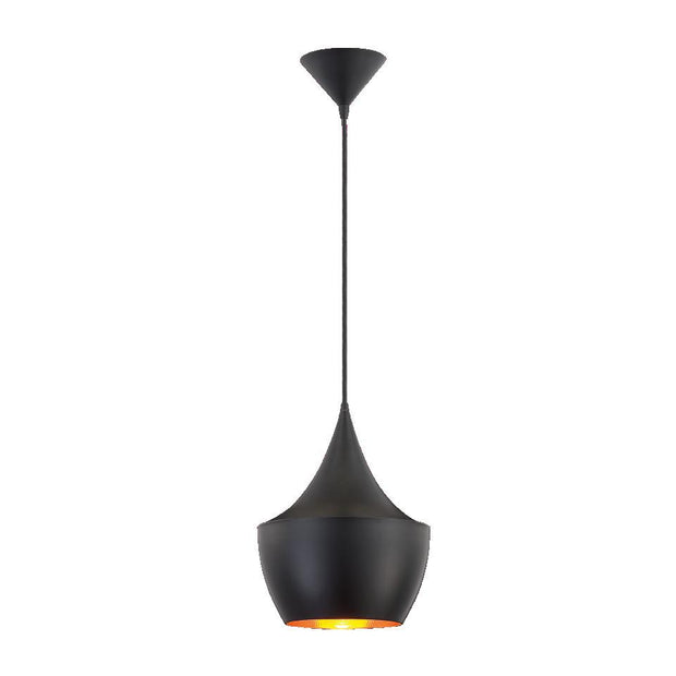 PIQUITO luminaire suspendu noir et doré 20438-012 | Luminaire Plus.ca