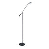 SIRINO lampe de plancher noir et chrome FL6001-BLK/CH