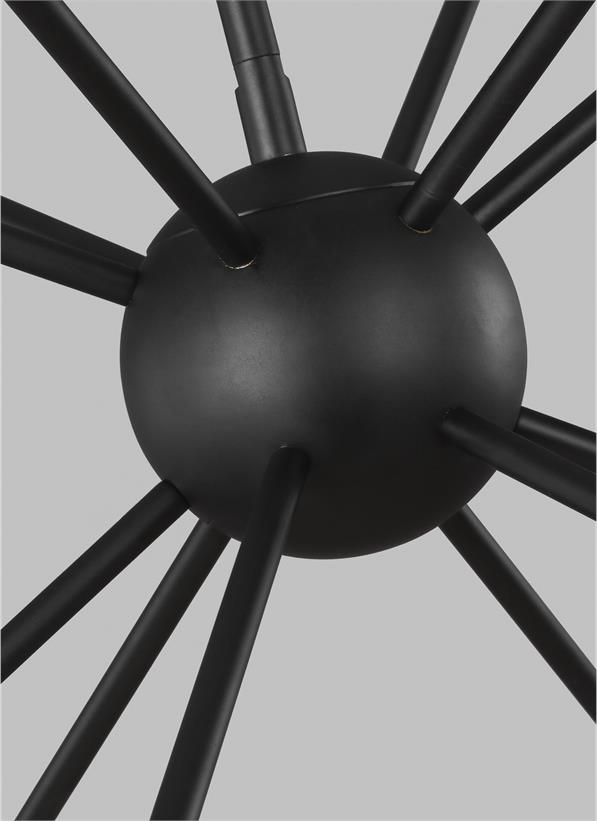 JAX luminaire suspendu noir et doré EC10312MBK | Luminaire Plus.ca