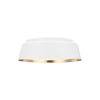 ASHER luminaire plafonnier blanc et doré EF1003MWT