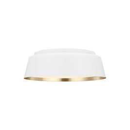 ASHER luminaire plafonnier blanc et doré EF1003MWT | Luminaire Plus.ca
