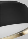 ASHER luminaire plafonnier noir et doré EF1005MBK | Luminaire Plus.ca