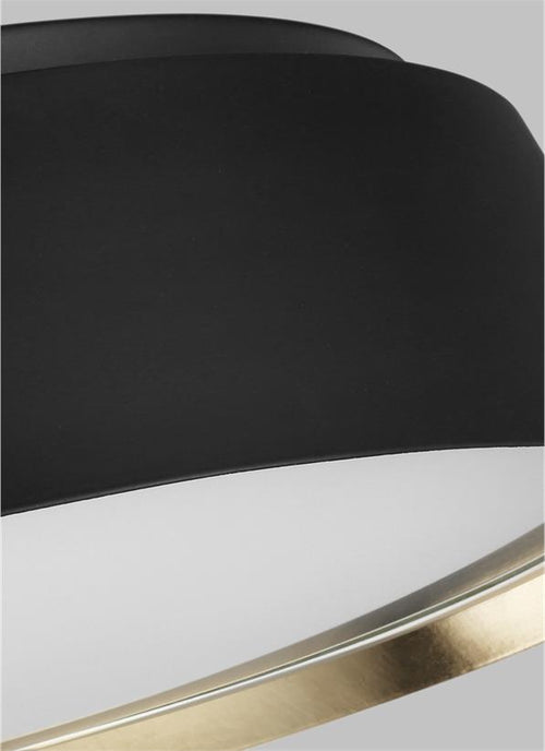 ASHER luminaire plafonnier noir et doré EF1005MBK