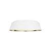 ASHER luminaire plafonnier blanc et doré EF1005MWT