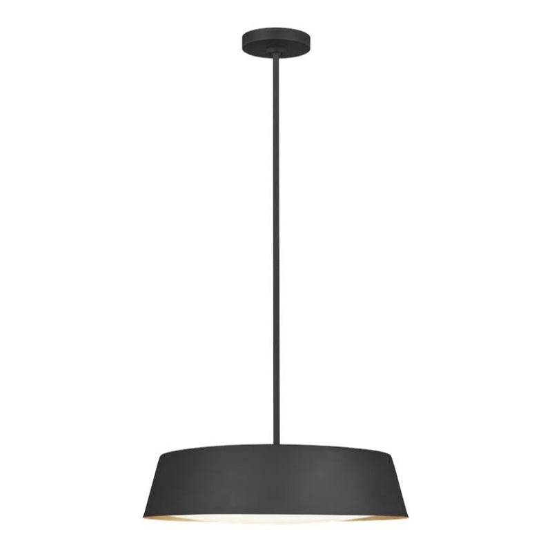 ASHER luminaire suspendu noir et doré EP1055MBK | Luminaire Plus.ca