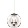 FRONTENAC luminaire suspendu graphite DVP35048MF+GR-CL