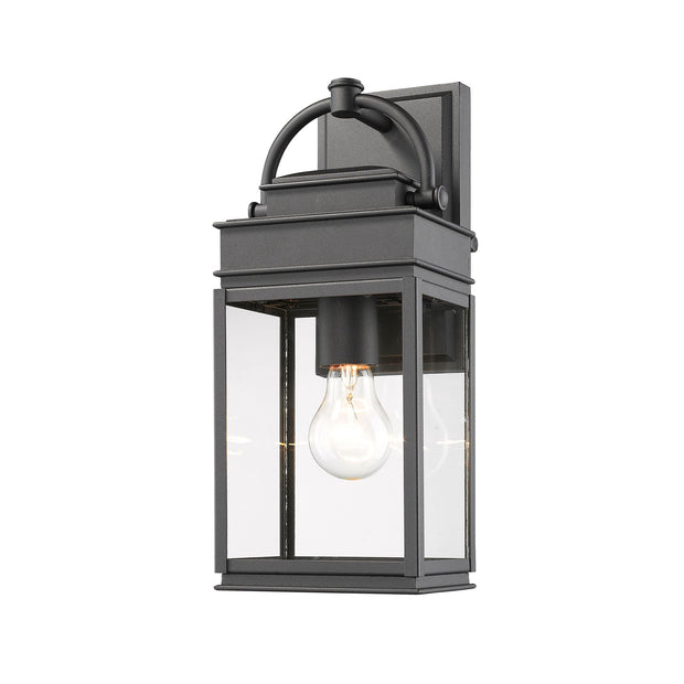 FULTON luminaire mural extérieur noir AC8220BK | Luminaire Plus.ca