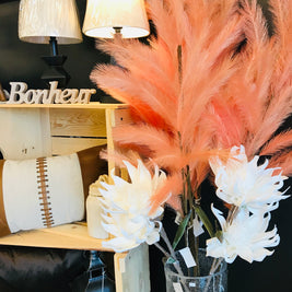 Fleur de mousse double blanche LN1304 | Luminaire Plus.ca