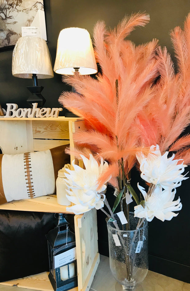 Tige de plumes orange LN1309 | Luminaire Plus.ca