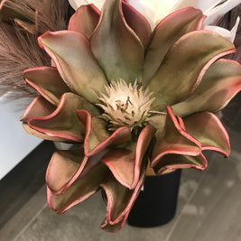 Fleur de mousse vert et bourgogneLN1321 | Luminaire Plus.ca