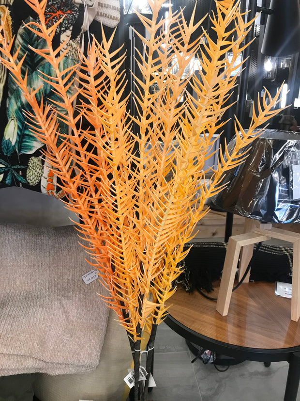 Tige de graminée jaune moutarde L3691 | Luminaire Plus.ca