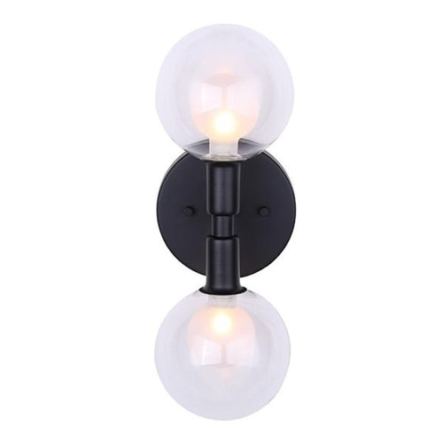 HEALEY luminaire mural noir IWF346B02BK9 | Luminaire Plus.ca