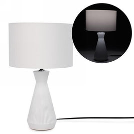 Lampe de table blanche JX1049 | Luminaire Plus.ca