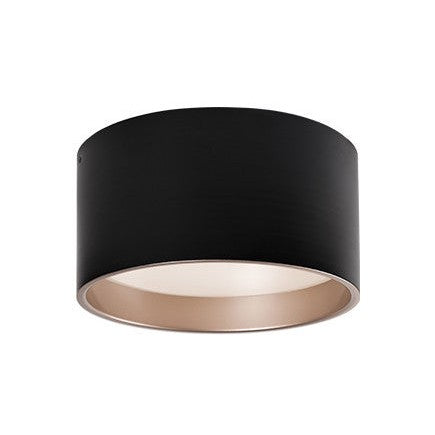 MOUSINNI luminaire plafonnier noir et doré FM11414-BK