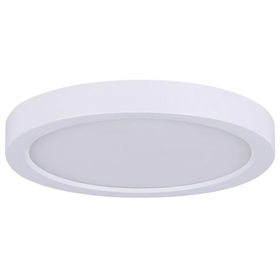 PLAFONNIER rond del intégré blanc DL-15C-30FC-WH-C | Luminaire Plus.ca
