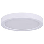 PLAFONNIER rond del intégré blanc DL-15C-30FC-WH-C | Luminaire Plus.ca