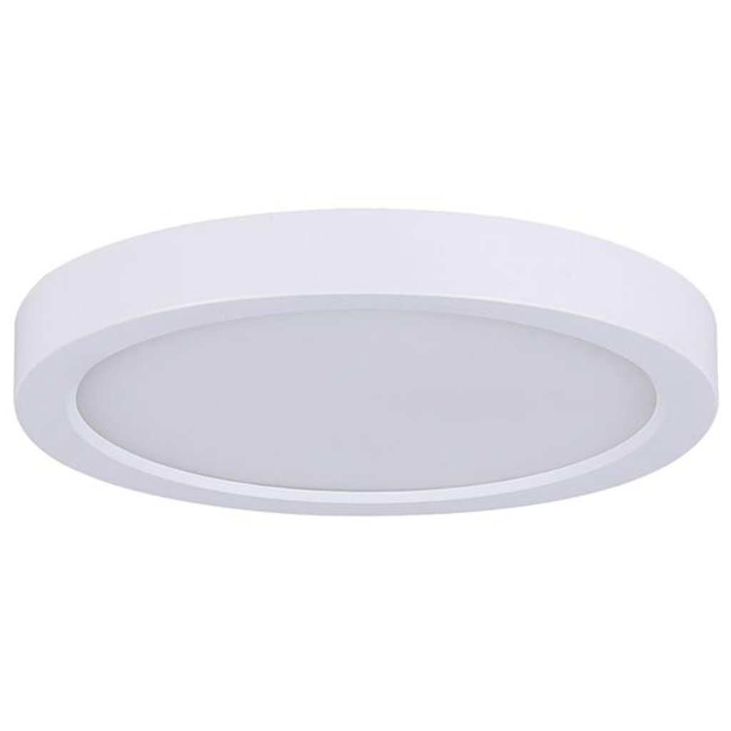 PLAFONNIER rond del intégré blanc DL-15C-30FC-WH-C | Luminaire Plus.ca