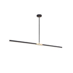 LINEARE luminaire suspendu noir et doré C64749MBAG | Luminaire Plus.ca