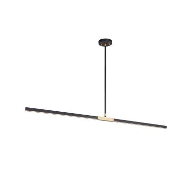 LINEARE luminaire suspendu noir et doré C64749MBAG | Luminaire Plus.ca