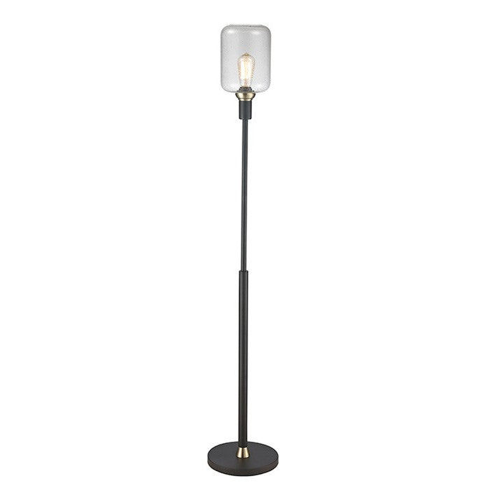 Savannah lampe de plancher noir et doré LL1296