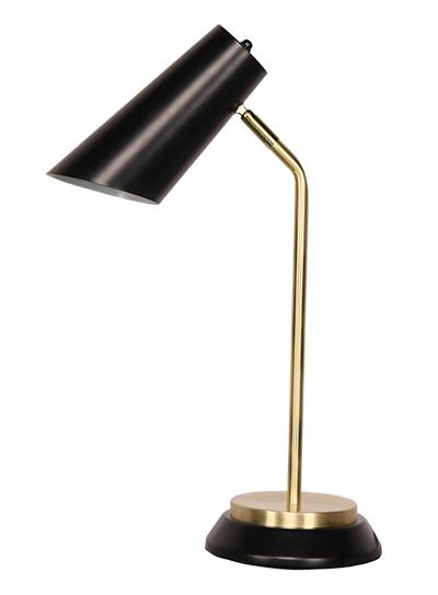 KINGSTON lampe de table noir et doré LL2164