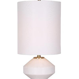MARLEE lampe de table blanc et doré LL2168 | Luminaire Plus.ca