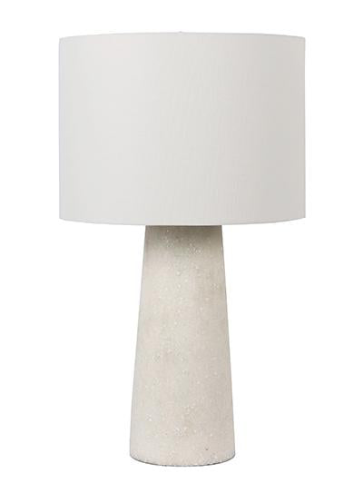 MARLEE lampe de table ivoire abat jour lin LL2171 | Luminaire Plus.ca