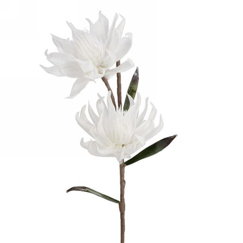 Fleur de mousse double blanche LN1304 | Luminaire Plus.ca