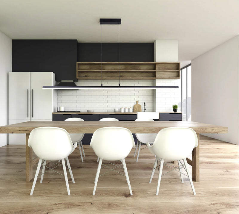 Linéaire suspendu noir  LPL237A60BK | Luminaire Plus.ca