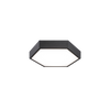 HEXOL luminaire plafonnier noir et verre blanc M12611OB | Luminaire Plus.ca