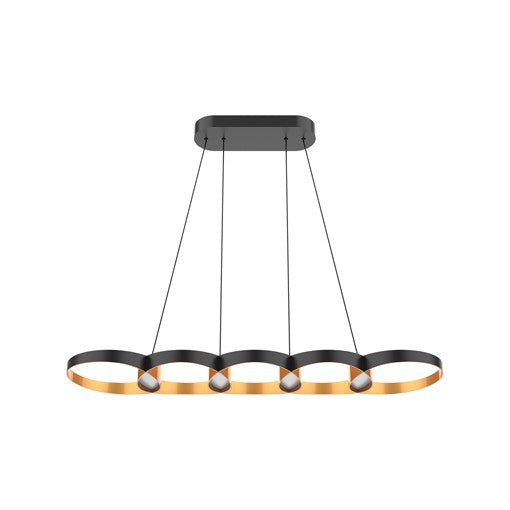 MAESTRO luminaire noir et doré LP90838BK/GD | Luminaire Plus.ca