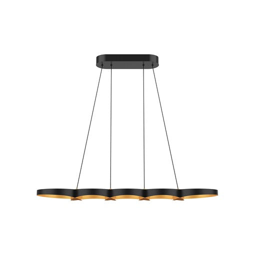 MAESTRO luminaire noir et doré LP90838BK/GD | Luminaire Plus.ca