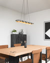 MAESTRO luminaire noir et doré LP90838BK/GD | Luminaire Plus.ca