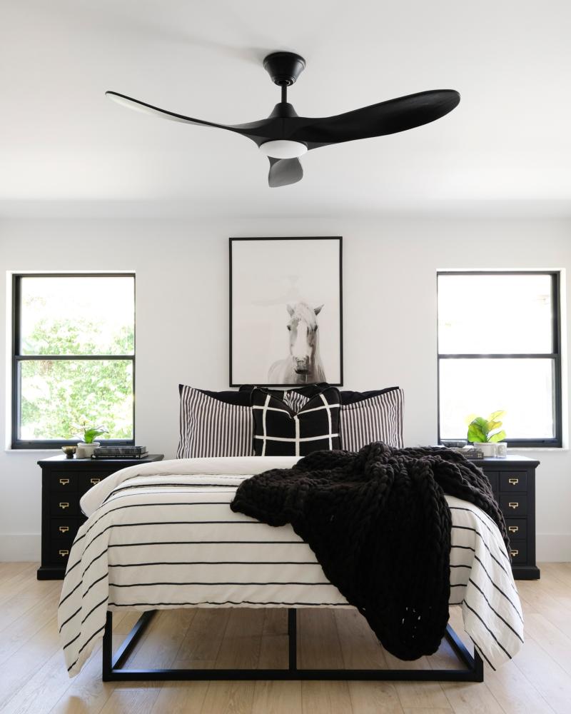 MAVERICK ventilateur noir 3MAVR52BKBKD | Luminaire Plus.ca