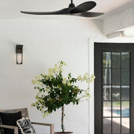 MAVERICK ventilateur noir 3MAVR52BKBK | Luminaire Plus.ca