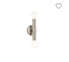TORCHE luminaire mural double 5" x 9.75" | Luminaire Plus.ca