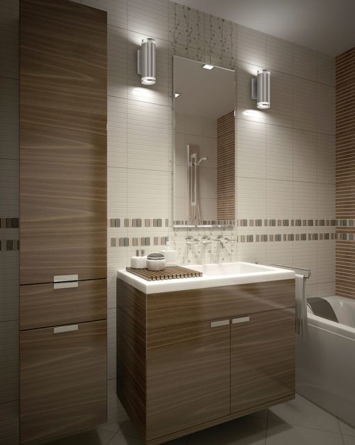 NORFOLK luminaire mural nickel brossé 601432BN-LED-LUMINAIRE PLUS.CA