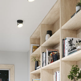 NOVEL luminaire plafonnier noir SF72205BK | Luminaire Plus.ca