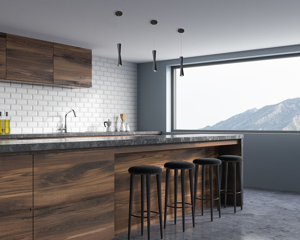 ROBSON luminaire suspendu noir PD42502BK | Luminaire Plus.ca