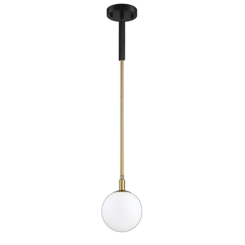 AMBIENCE luminaire noir et doré PF100-1L-BLK/BRS| Luminaire Plus.ca
