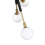 AMBIENCE luminaire noir et doré PF100-5L-BLK/BRS | Luminaire Plus.ca