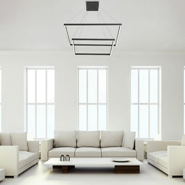 PIAZZA luminaire suspendu noir CH88224BK | Luminaire Plus.ca