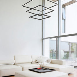 PIAZZA luminaire suspendu noir CH88332BK | Luminaire Plus.ca