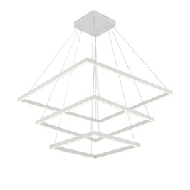 PIAZZA luminaire suspendu blanc CH88332WH | Luminaire Plus.ca