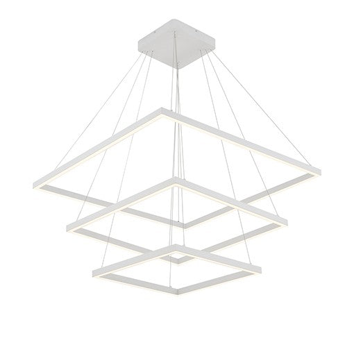 PIAZZA luminaire suspendu blanc CH88332WH | Luminaire Plus.ca