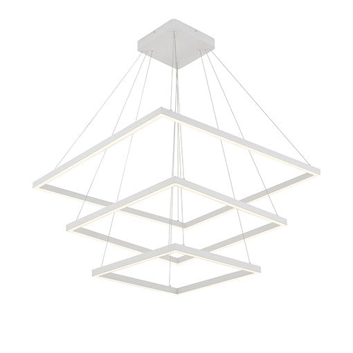 PIAZZA luminaire suspendu blanc CH88332WH