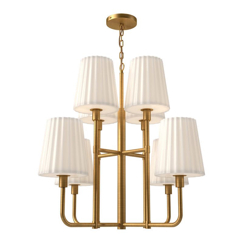 PLISSE luminaire suspendu doré CH628830AGOP | Luminaire Plus.ca